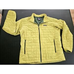 Patagonia Nano Puff Full Zip Jacket Lime Green 84212 Men’s Size 2XL